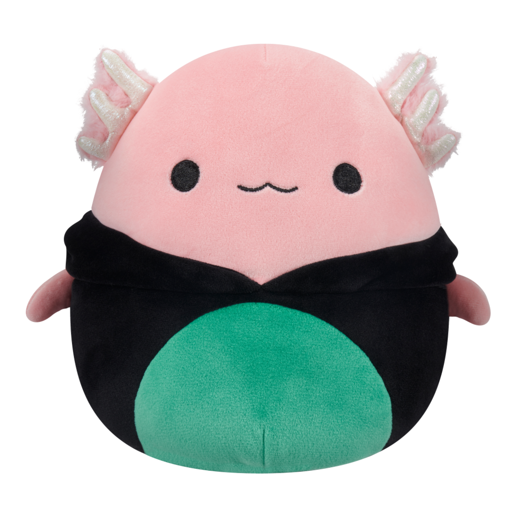 SQUISHMALLOWS Axolotl v kostýmu černé kočky - Archie - SQHW00614_1.png