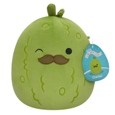 SQUISHMALLOWS Charles the Pickle W/Mustache