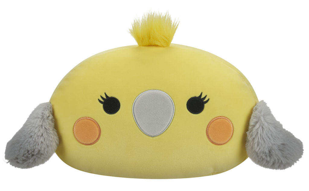 SQUISHMALLOWS Stackables Charlize the Yellow Cockatiel, 30 cm