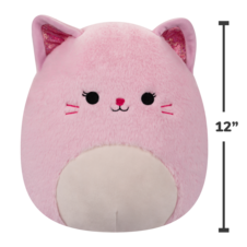 SQUISHMALLOWS Fuzz-A-Mallows Mačka - Celenia, 30 cm