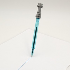 LEGO Star Wars gélové pero Svetelný meč - azurové