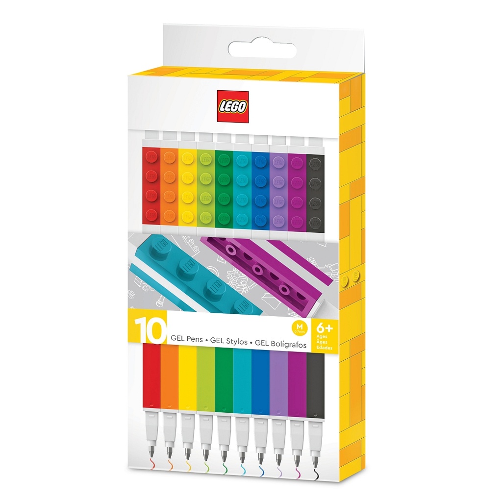 LEGO Gel Pens - 10 Pcs