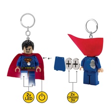 LEGO DC Superman Key Light with batteries (HT)