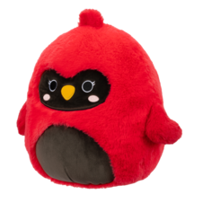 SQUISHMALLOWS Fuzz-A-Mallows Cazlan the Red Cardinal, 30 cm