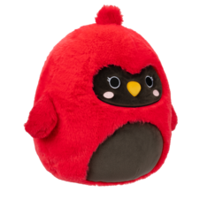 SQUISHMALLOWS Fuzz-A-Mallows Cazlan the Red Cardinal, 30 cm