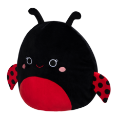 SQUISHMALLOWS Trudy the Black Ladybug, 35 cm