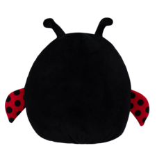 SQUISHMALLOWS Trudy the Black Ladybug, 35 cm