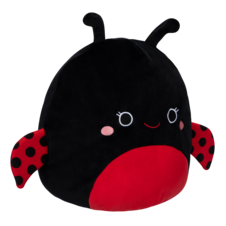 SQUISHMALLOWS Trudy the Black Ladybug, 35 cm