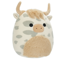 SQUISHMALLOWS Borsa the Grey Spotted Highland Cow