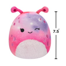 SQUISHMALLOWS Loraly the Pink and Purple Alien W/Fuzzy Belly