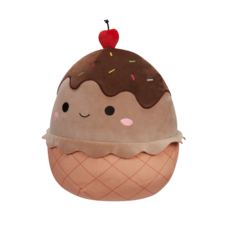 SQUISHMALLOWS Marta the Chocolate Ice Cream Sundae, 30 cm