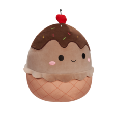 SQUISHMALLOWS Marta the Chocolate Ice Cream Sundae, 30 cm