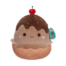 SQUISHMALLOWS Marta the Chocolate Ice Cream Sundae, 30 cm