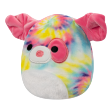 SQUISHMALLOWS Flip-A-Mallow Laura the Cat/Shena the Rainbow Tie-Dye Dog