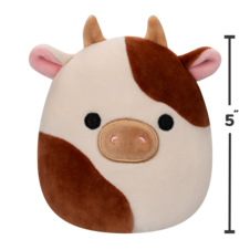 SQUISHMALLOWS Flip-A-Mallow Ronnie the Cow/Melly the Milk Carton