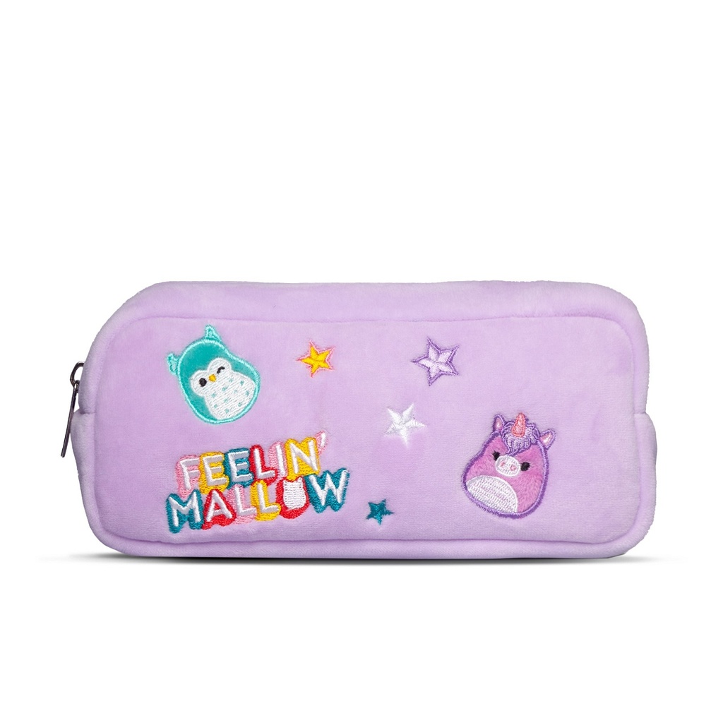 Squishmallows pouzdro - mix fialový