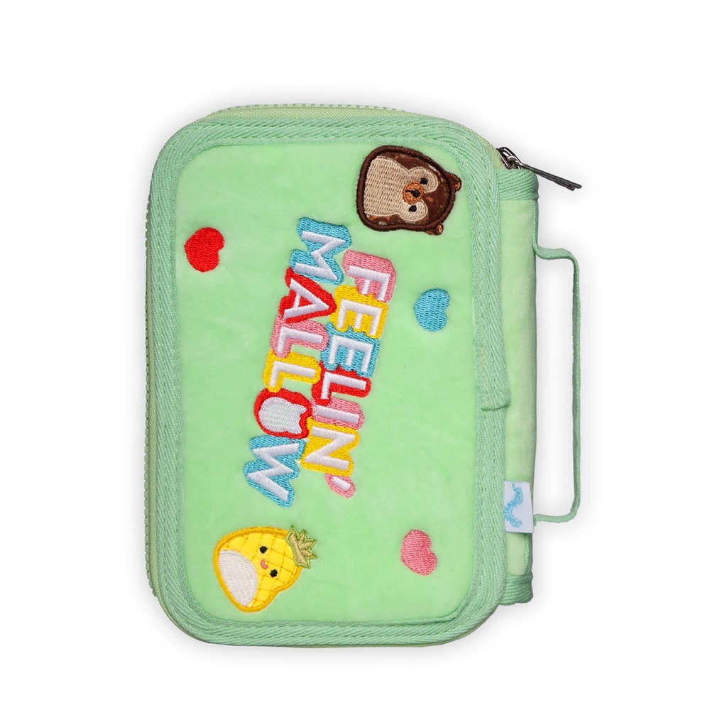 Squishmallows Pencil case - (multi character) Green