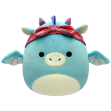 SQUISHMALLOWS Tatiana the Dark Teal Dragon W/Bandana