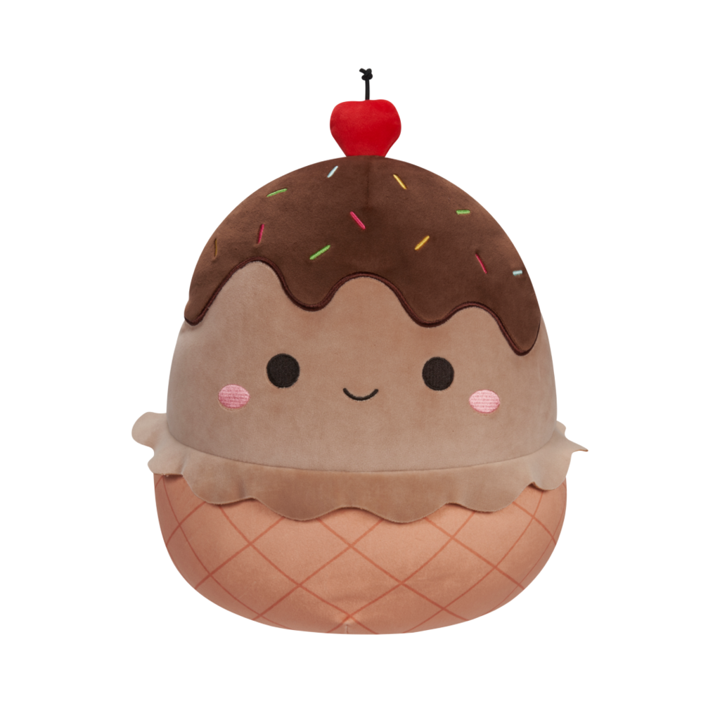 SQUISHMALLOWS Marta the Chocolate Ice Cream Sundae, 30 cm
