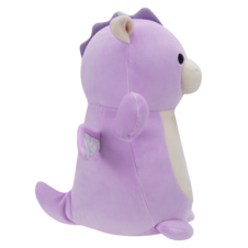 SQUISHMALLOWS Hugmees Dina the Purple Dragon, 35 cm