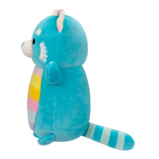 SQUISHMALLOWS Hugmees Vanessa the Teal Red Panda W/Rainbow Belly, 35 cm