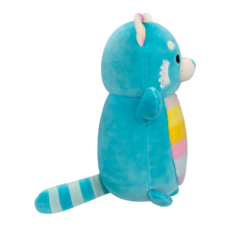 SQUISHMALLOWS Hugmees Vanessa the Teal Red Panda W/Rainbow Belly, 35 cm