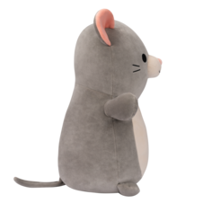 SQUISHMALLOWS Hugmees Misty the Grey Mouse, 35 cm