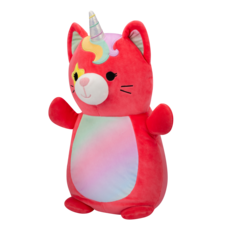 SQUISHMALLOWS Hugmees Sienna the Pink Starry Eyed Caticorn, 35 cm