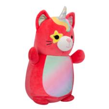 SQUISHMALLOWS Hugmees Sienna the Pink Starry Eyed Caticorn, 35 cm