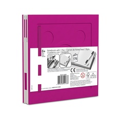 LEGO 2.0 Locking Notebook with Gel Pen - Violet