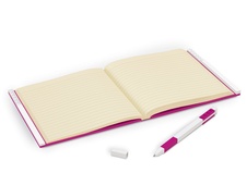 LEGO 2.0 Locking Notebook with Gel Pen - Violet