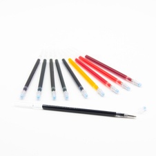 LEGO GEL PEN REFILL (10PCS) Violet x 1/ Red x 1/ Orange x 1/ Yellow x 1/ Lime  x 1/ Green x 1/ Blue x 1/ Azur x 1/ Lavender x 1 / Black x 1 