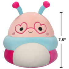 SQUISHMALLOWS Griffith the Pink and Blue Caterpillar