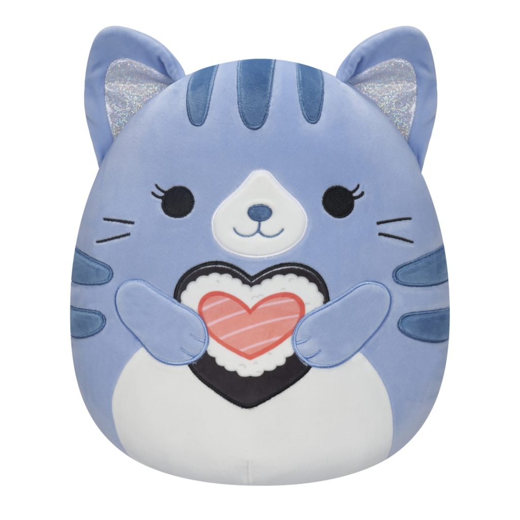 SQUISHMALLOWS Carizma the Dark Blue Tabby Cat