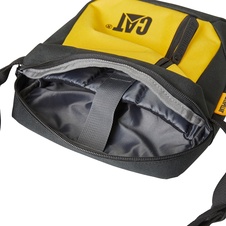 CATERPILLAR The Project Shoulder Bag - Black w. yellow