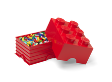 LEGO úložný box 6 - červená