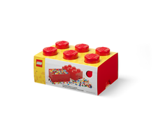 LEGO Storage brick 6 - Red