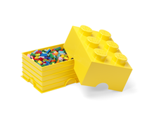 LEGO Storage brick 6 - Yellow