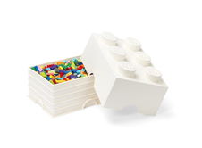 LEGO Storage brick 6 - White