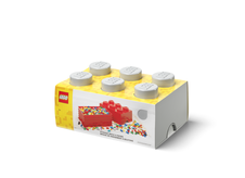 LEGO Storage brick 6 - Gray