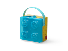 LEGO Box With Handle - Translucent Light Blue