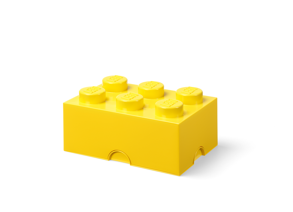 LEGO úložný box 6 - žlutá
