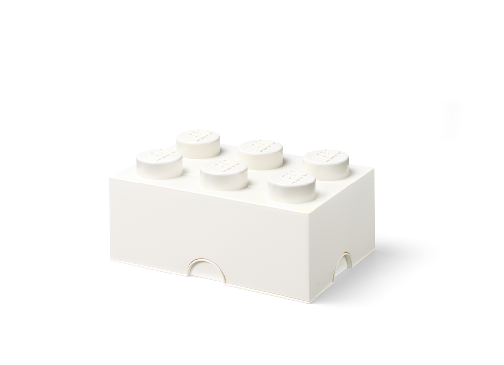 LEGO Storage brick 6 - White