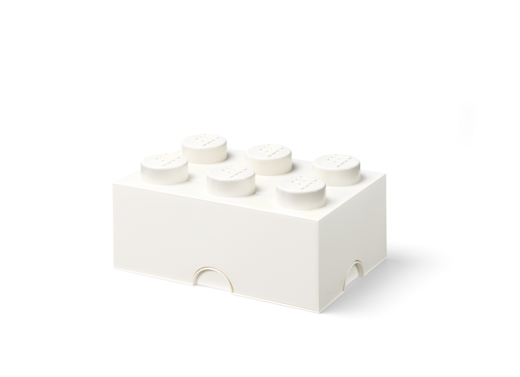 LEGO úložný box 6 - bílá