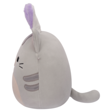 SQUISHMALLOWS Tally the Grey Tabby Cat W/Bunny Ears