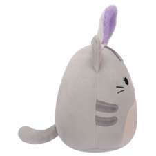 SQUISHMALLOWS Tally the Grey Tabby Cat W/Bunny Ears