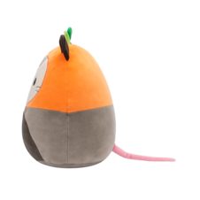 SQUISHMALLOWS Luanne the Grey Possum W/Carrot Hat