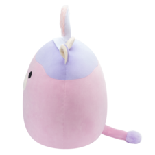 SQUISHMALLOWS Patty the Pink And Purple Cow W/ Bunny Ears