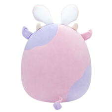 SQUISHMALLOWS Patty the Pink And Purple Cow W/ Bunny Ears