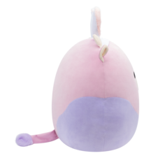 SQUISHMALLOWS Patty the Pink And Purple Cow W/ Bunny Ears